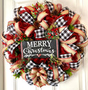 Classic Buffalo Plaid Christmas Wreath