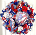 God Bless America Wreath