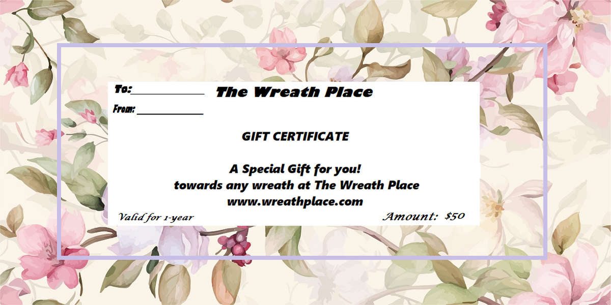 Wreath Place Gift Card