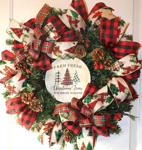 Farm Fresh Christmas Wreath