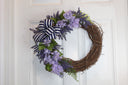 Lilac Lavender Grapevine Wreath: Summer Front Door Decor