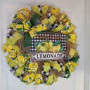 Lemon Wreath: Farmhouse Summer Lemonade Door Decor