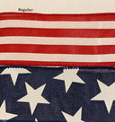 XL American Flag Wreath: Patriotic Red White and Blue Decor