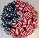 American Flag Wreath: Patriotic Stars & Stripes Decor