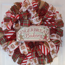 Christmas Gingerbread Bakery Wreath
