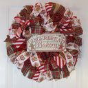 Christmas Gingerbread Bakery Wreath