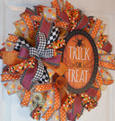 Candy Corn Wreath,  Halloween Decor