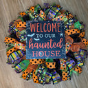 Colorful Halloween Wreath