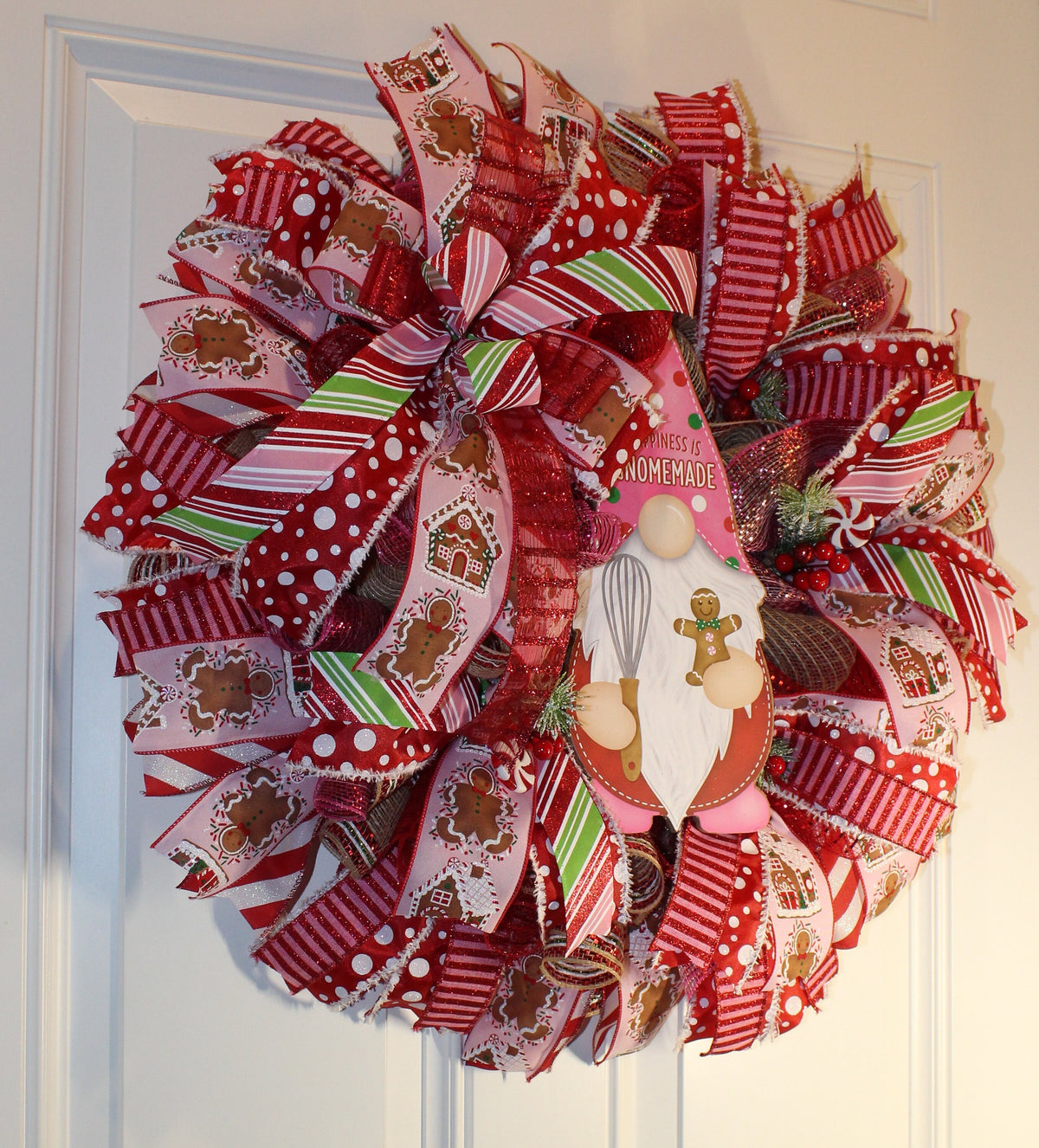 Gingerbread Gnome Wreath