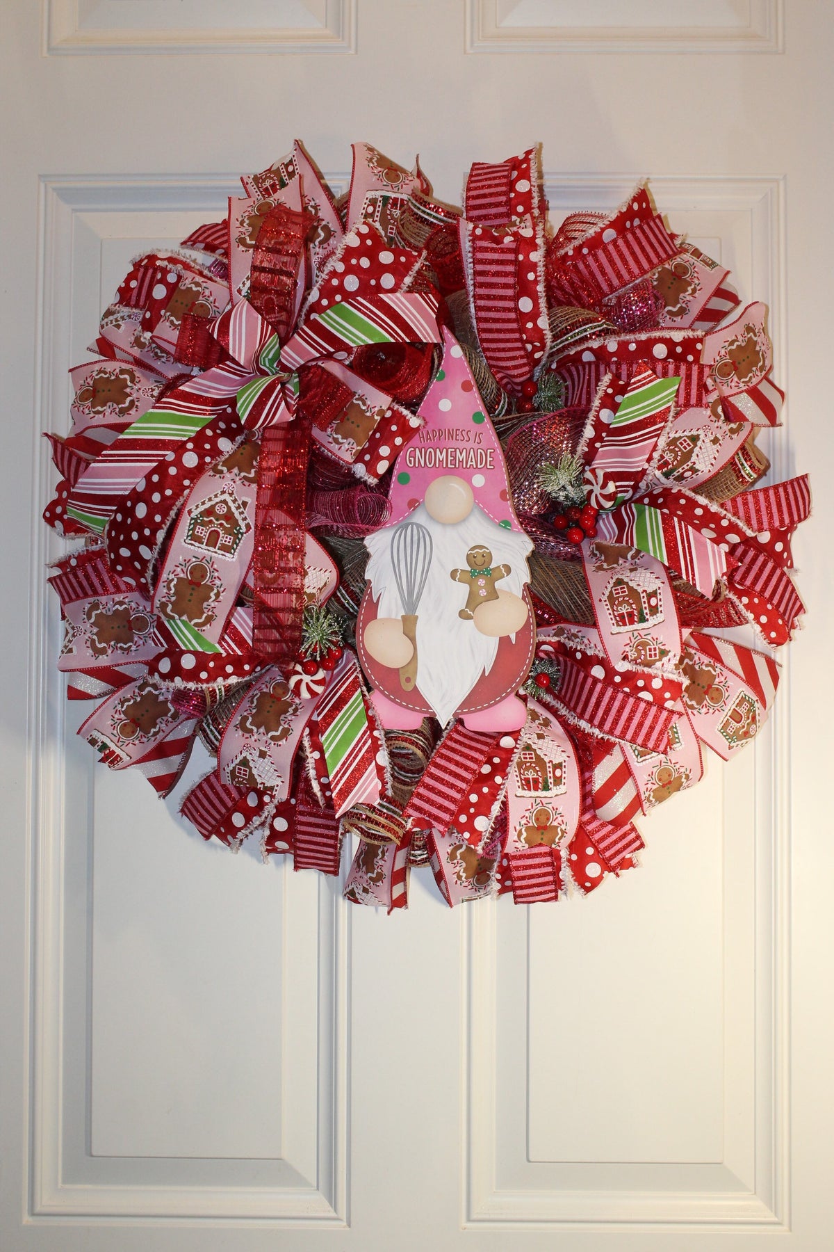 Gingerbread Gnome Wreath