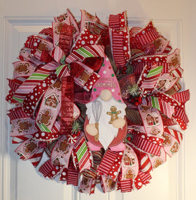 Gingerbread Gnome Wreath