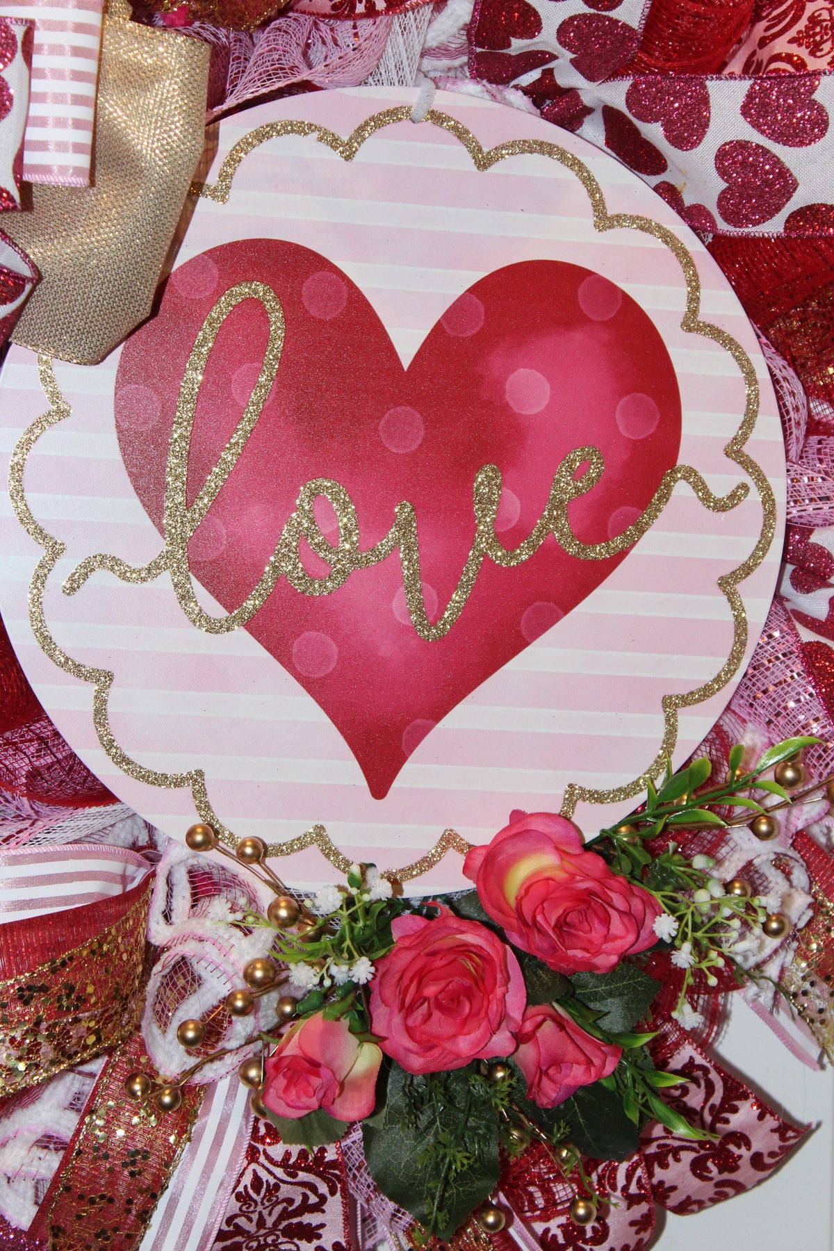 XL Valentine Wreaths, Valentines Day Decor, Heart Wreath, Valentine Heart, Gift for her