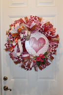 XL Valentine Wreaths, Valentines Day Decor, Heart Wreath, Valentine Heart, Gift for her