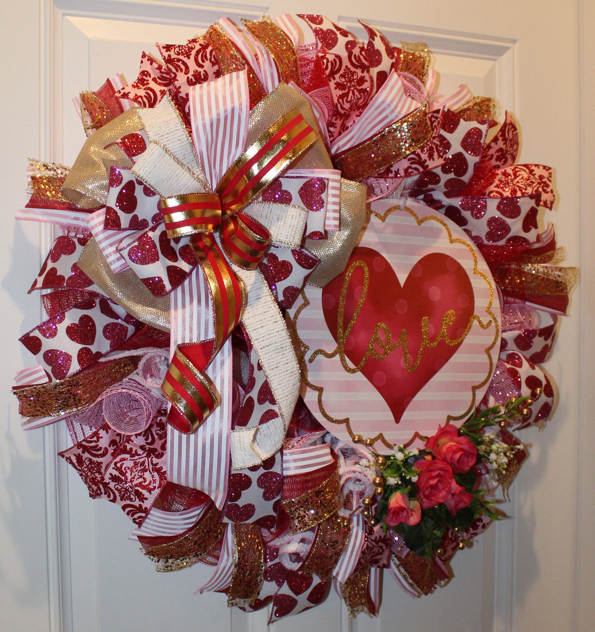 XL Elegant Valentine Wreath