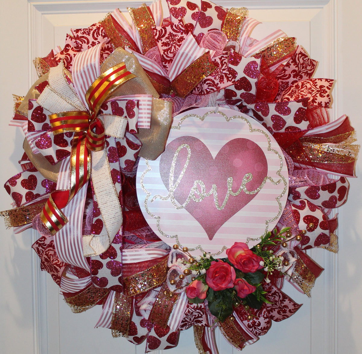 XL Elegant Valentine Wreath