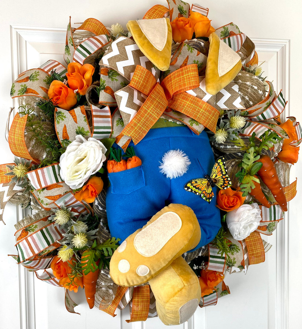 Spring Bunny Wreath / Carrot Patch