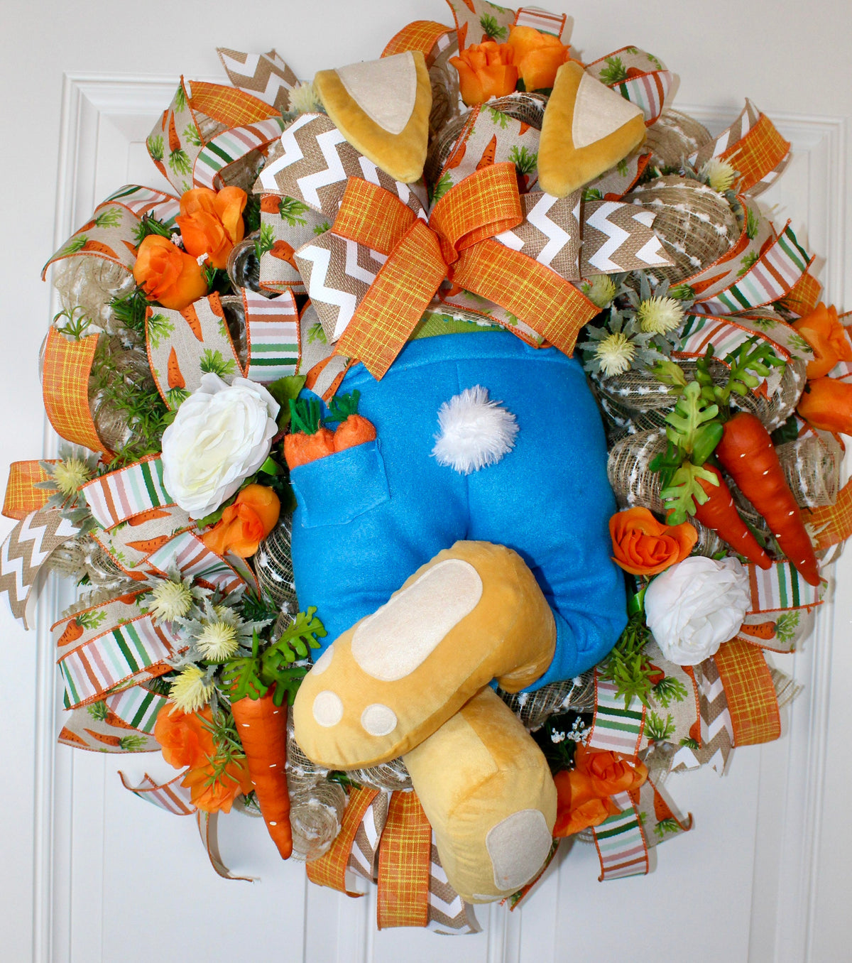 Spring Bunny Wreath / Carrot Patch