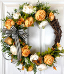 Summer Wreath, Everyday Butterfly Wreath, Farmhouse Decor, All Season Wreath, Spring Wreath, Summer-fall