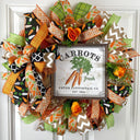 Carrot Bunny Wreath, Spring Wreath