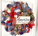 Rustic Patriotic Wreath