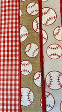 Baseball Wreath: Patriotic American Flag Decor, Stars & Stripes
