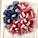 Baseball Wreath: Patriotic American Flag Decor, Stars & Stripes