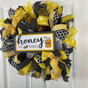 Summer wreath, Bee Everyday Wreath Front Door, Farmhouse All Season Wreath, Spring Wreath, Summer Deco Mesh