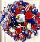 Patriotic Poppy Wreath