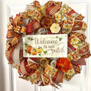 Welcome to Our Patch Fall Wreath/Glitz and Glam