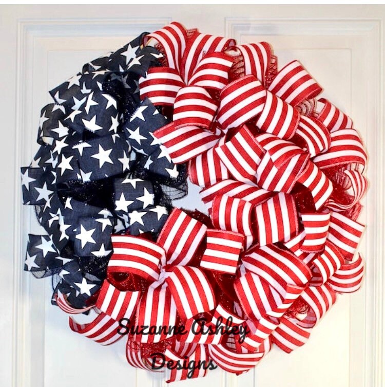 Patriotic Flag Wreath / Stars & Stripes