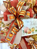 Welcome to Our Patch Fall Wreath/Glitz and Glam