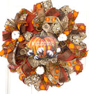 Fall Cotton Blossom Wreath: Farmhouse Pumpkin Thanksgiving Decor