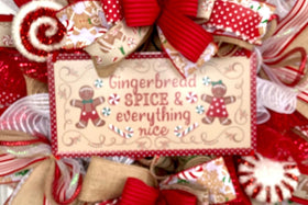 Gingerbread Spice & Everything Nice Christmas Wreath