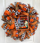 Fall Wreath, Farmhouse, Pumpkin Spice Jesus Christ, Christian Wreath, Thanksgiving Decor, Mesh Wreath