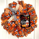 Farmhouse Pumpkin Spice Jesus Christ Wreath