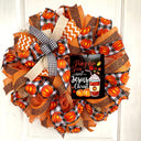 Farmhouse Pumpkin Spice Jesus Christ Wreath