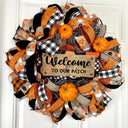 Halloween Decor, Pumpkin, Fall Wreath, Autumn, Home Decor