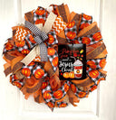 Farmhouse Pumpkin Spice Jesus Christ Wreath