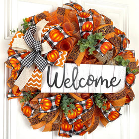 Pumpkin Spice Jesus Christ / Welcome Fall Wreath