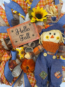 Fall Scarecrow Wreath