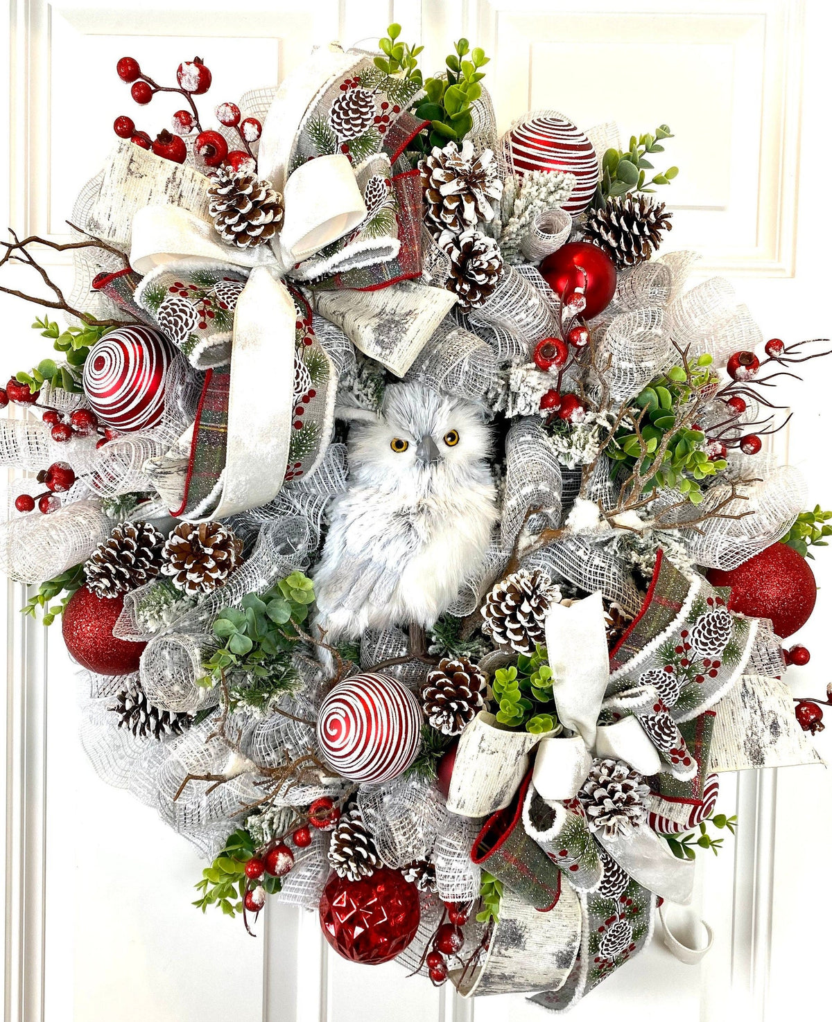 Winter Owl Wreath