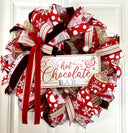 Christmas Wreath, Hot Chocolate Bar Wreath, Hot Cocoa, Winter Decor