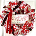 Christmas Wreath, Hot Chocolate Bar Wreath, Hot Cocoa, Winter Decor
