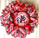 Love Stinks Valentine Wreath: Skunk & Velvet Heart Decor