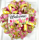 Spring Wreath, Tulip, Summer Everyday Farmhouse Decor, Floral