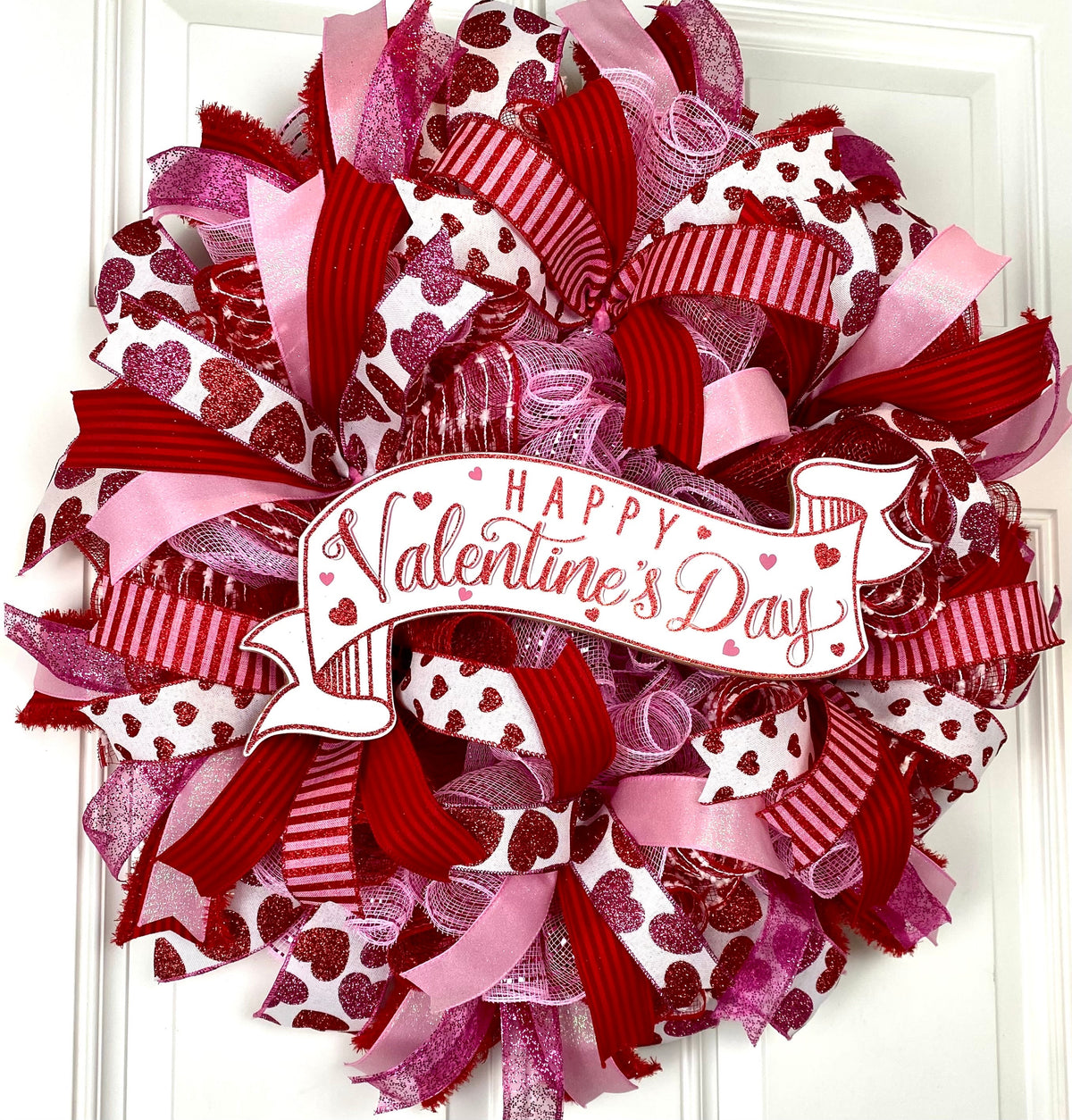 Elegant Valentine Wreath