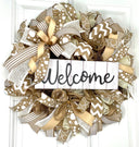 Neutral Everyday Farmhouse Wreath / with options