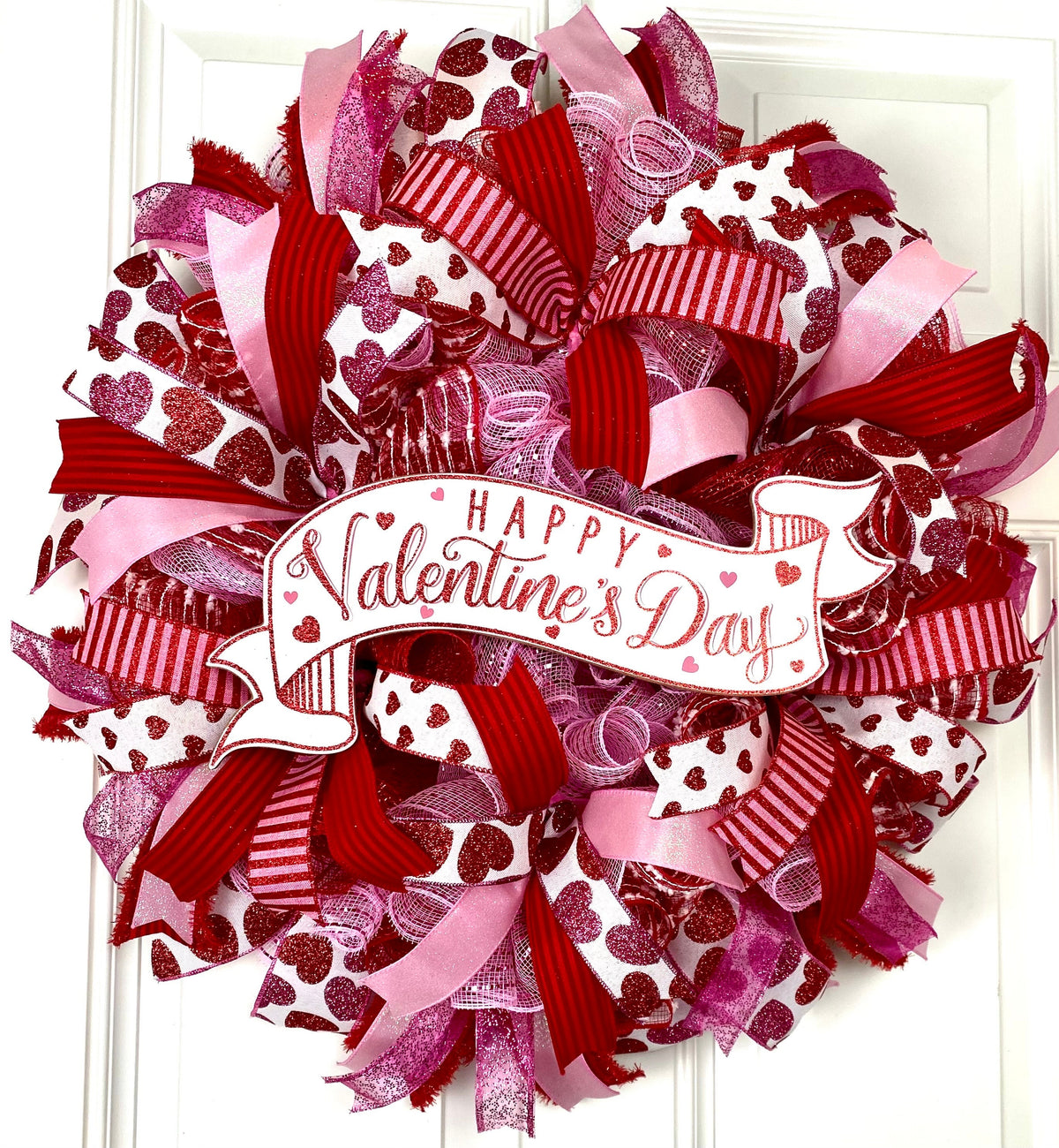 Elegant Valentine Wreath