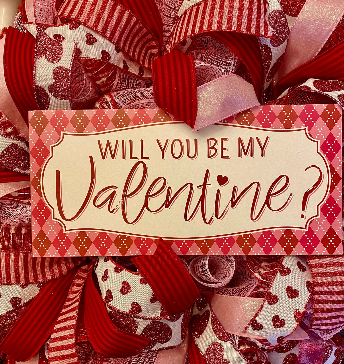 Elegant Valentine Wreath