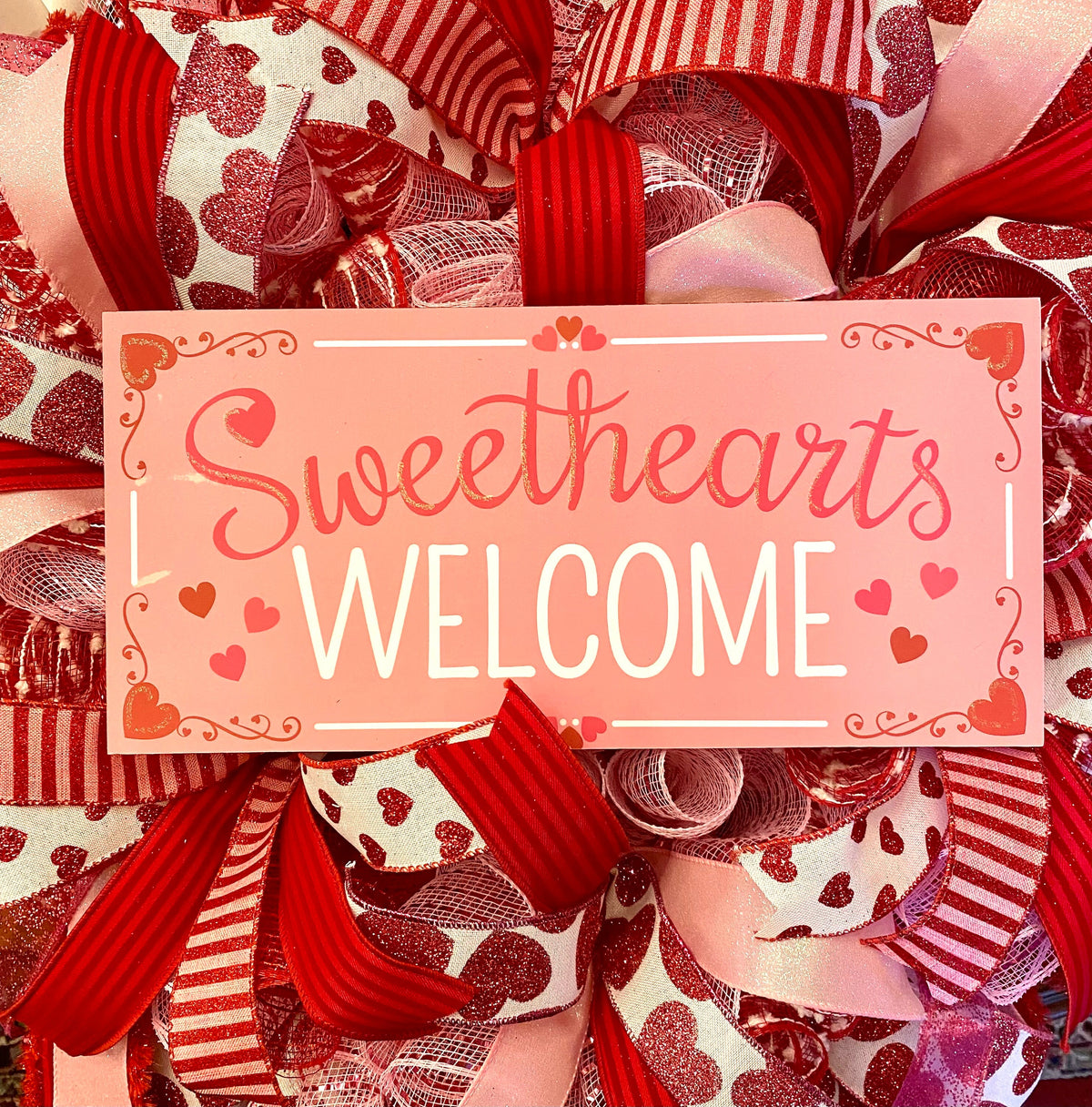 Elegant Valentine Wreath